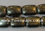 CPY324 15.5 inches 15*20mm rectangle pyrite gemstone beads wholesale