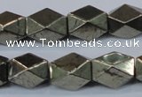 CPY610 15.5 inches 10*15mm nuggets pyrite gemstone beads