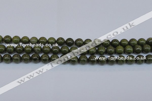 CPY754 15.5 inches 12mm round pyrite gemstone beads wholesale