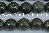 CPY765 15.5 inches 14mm round pyrite gemstone beads wholesale