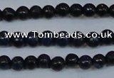 CPY770 15.5 inches 4mm round pyrite gemstone beads wholesale