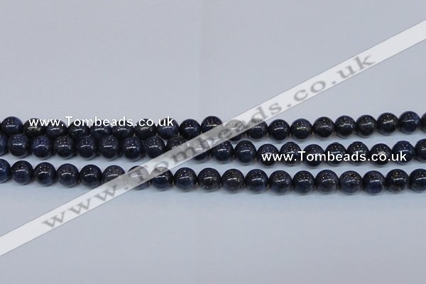 CPY773 15.5 inches 10mm round pyrite gemstone beads wholesale