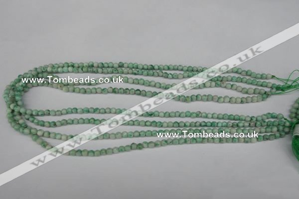 CQJ201 15.5 inches 4mm round Qinghai jade beads wholesale