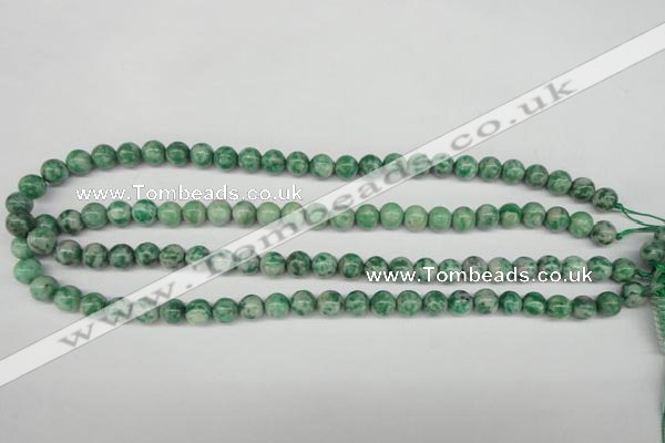 CQJ203 15.5 inches 8mm round Qinghai jade beads wholesale