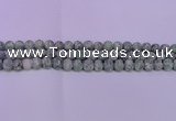 CQJ254 15.5 inches 12mm round matte Qinghai jade beads