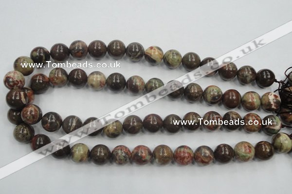 CRA05 15.5 inches 16mm round natural rainforest agate gemstone beads