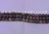 CRA120 15.5 inches 4mm round matte rainforest agate beads