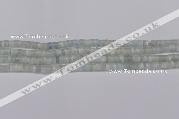 CRB1000 15.5 inches 2*4mm heishi aquamarine beads wholesale