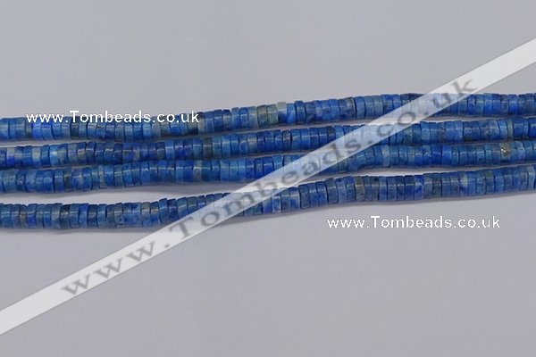 CRB1026 15.5 inches 2*5mm heishi lapis lazuli beads wholesale