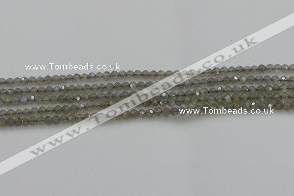 CRB1202 15.5 inches 3*4mm faceted rondelle labradorite beads