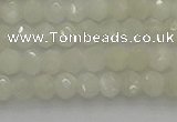 CRB1211 15.5 inches 4*6mm faceted rondelle white moonstone beads