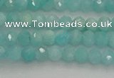 CRB1216 15.5 inches 4*6mm faceted rondelle amazonite beads