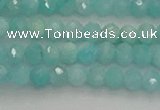 CRB1216 15.5 inches 4*6mm faceted rondelle amazonite beads