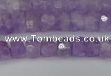 CRB1270 15.5 inches 4*6mm faceted rondelle lavender amethyst beads