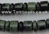 CRB139 15.5 inches 6*12mm & 10*12mm rondelle kambaba jasper beads