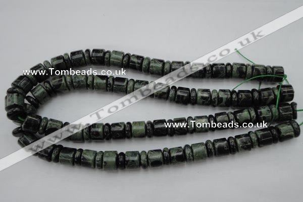 CRB139 15.5 inches 6*12mm & 10*12mm rondelle kambaba jasper beads