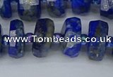 CRB1394 15.5 inches 8*16mm faceted rondelle lapis lazuli beads