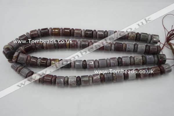 CRB142 15.5 inches 6*12mm & 10*12mm rondelle ocean agate beads