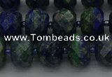 CRB1454 15.5 inches 8*10mm faceted rondelle chrysocolla beads