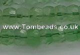 CRB1459 15.5 inches 5*8mm faceted rondelle green fluorite beads