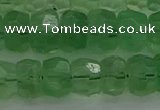 CRB1460 15.5 inches 6*10mm faceted rondelle green fluorite beads