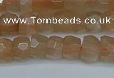 CRB1468 15.5 inches 4*6mm faceted rondelle moonstone beads