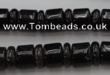 CRB150 15.5 inches 6*12mm & 10*12mm rondelle smoky quartz beads