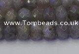 CRB1853 15.5 inches 5*8mm faceted rondelle labradorite beads