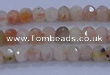 CRB1869 15.5 inches 2*3mm faceted rondelle sunstone beads