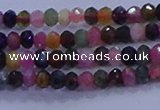 CRB1887 15.5 inches 2*3mm faceted rondelle tourmaline beads