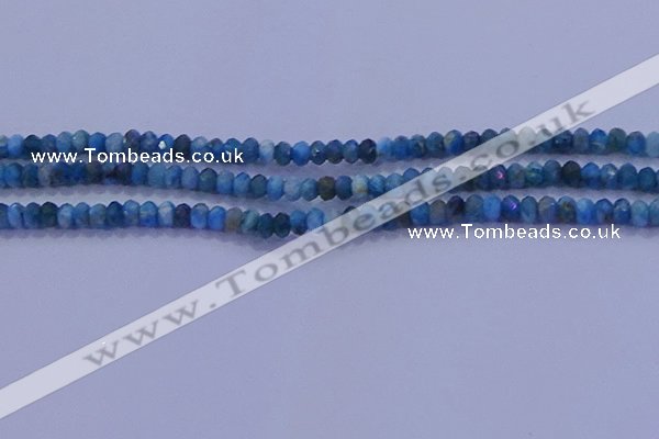 CRB1898 15.5 inches 2.5*4mm faceted rondelle apatite beads