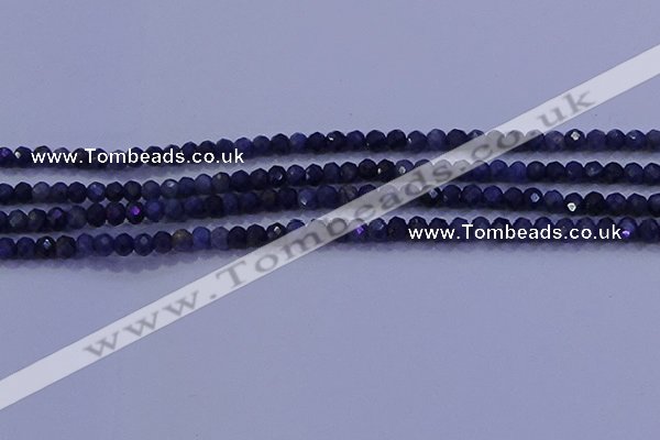 CRB1903 15.5 inches 2*3mm faceted rondelle sapphire beads