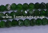 CRB1921 15.5 inches 2*3mm faceted rondelle diopside beads
