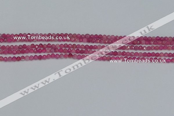 CRB1935 15.5 inches 2*3mm faceted rondelle pink tourmaline beads