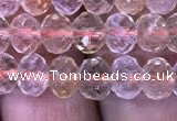 CRB1949 15.5 inches 4*6mm faceted rondelle citrine gemstone beads