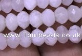 CRB1966 15.5 inches 4*6mm faceted rondelle white moonstone beads