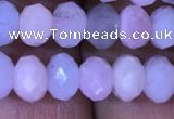 CRB1968 15.5 inches 4*6mm faceted rondelle morganite beads