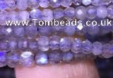 CRB1979 15.5 inches 2*3mm faceted rondelle labradorite beads