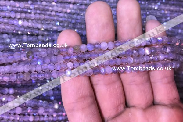 CRB1981 15.5 inches 3*5mm faceted rondelle labradorite beads