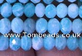 CRB1986 15.5 inches 3*5mm faceted rondelle amazonite gemstone beads