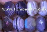 CRB1996 15.5 inches 7*10mm faceted rondelle Botswana agate beads