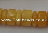 CRB201 15.5 inches 6*18mm - 13*18mm rondelle calcite gemstone beads