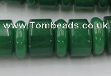 CRB202 15.5 inches 6*18mm - 13*18mm rondelle green aventurine beads