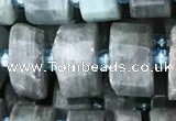 CRB2126 15.5 inches 9mm - 10mm faceted tyre kyanite beads