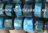 CRB2145 15.5 inches 7mm - 8mm faceted tyre apatite gemstone beads