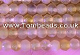 CRB2216 15.5 inches 2*3mm faceted rondelle yellow opal beads