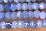 CRB2222 15.5 inches 2*3mm faceted rondelle aquamarine beads