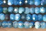 CRB2233 15.5 inches 2*3mm faceted rondelle apatite beads