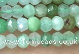 CRB2239 15.5 inches 2*3mm faceted rondelle Australia chrysoprase beads