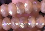 CRB2284 15.5 inches 5*8mm faceted rondelle moonstone beads
